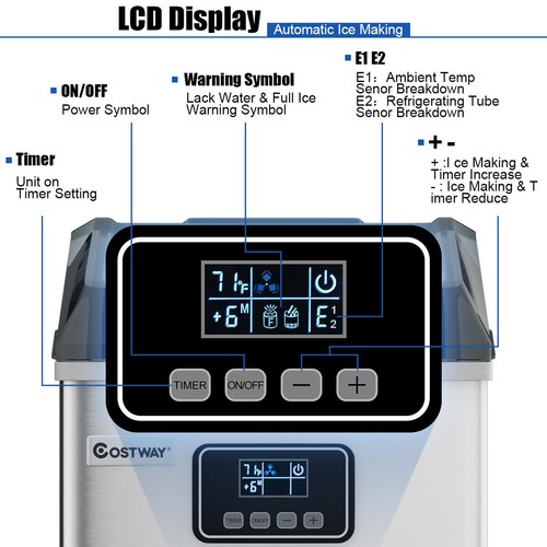 Countertop ice maker portable - ice,