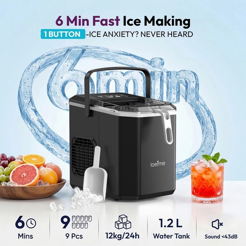 Countertop ice maker machine - ice,