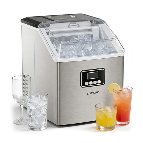 Stainless steel ice maker - steel,