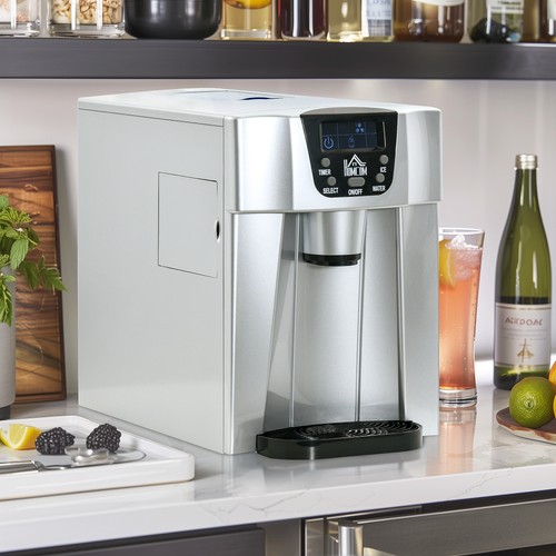 Ice maker machine and water - ice,